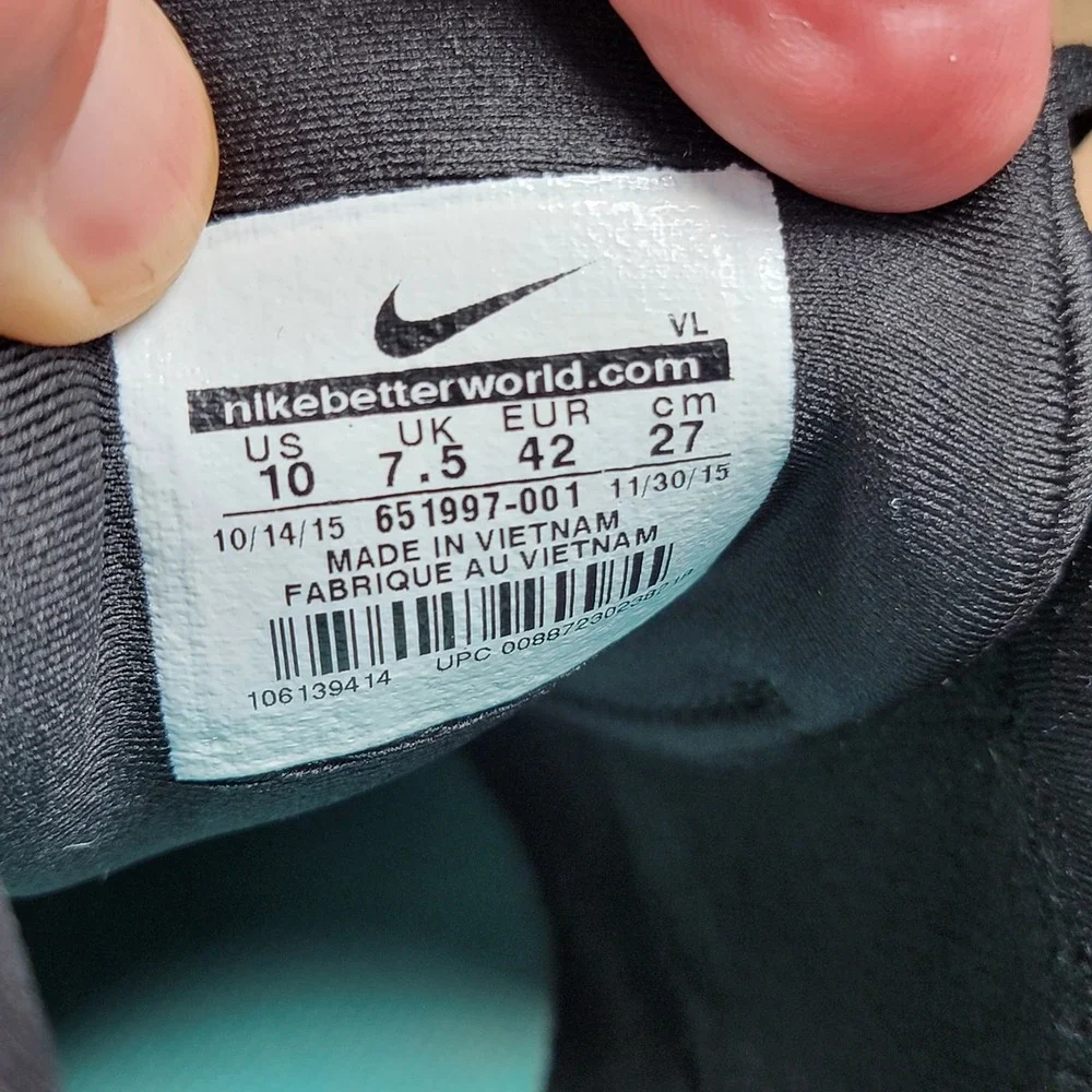 Nike Delight V Golf Shoes Black White Integrated Traction Athletic Women's 10
